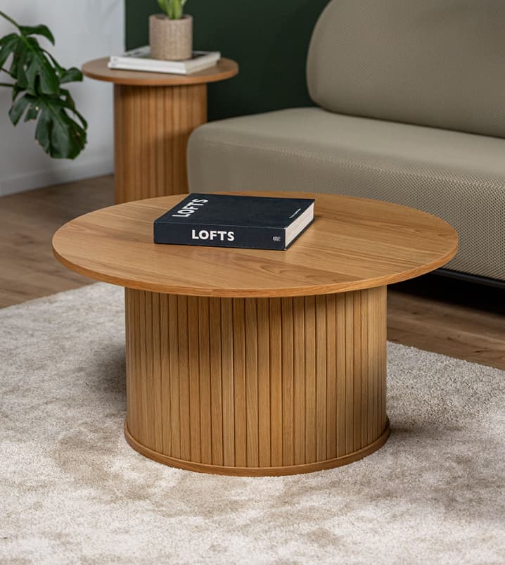 שולחן 90 אלון טבעי NOLA