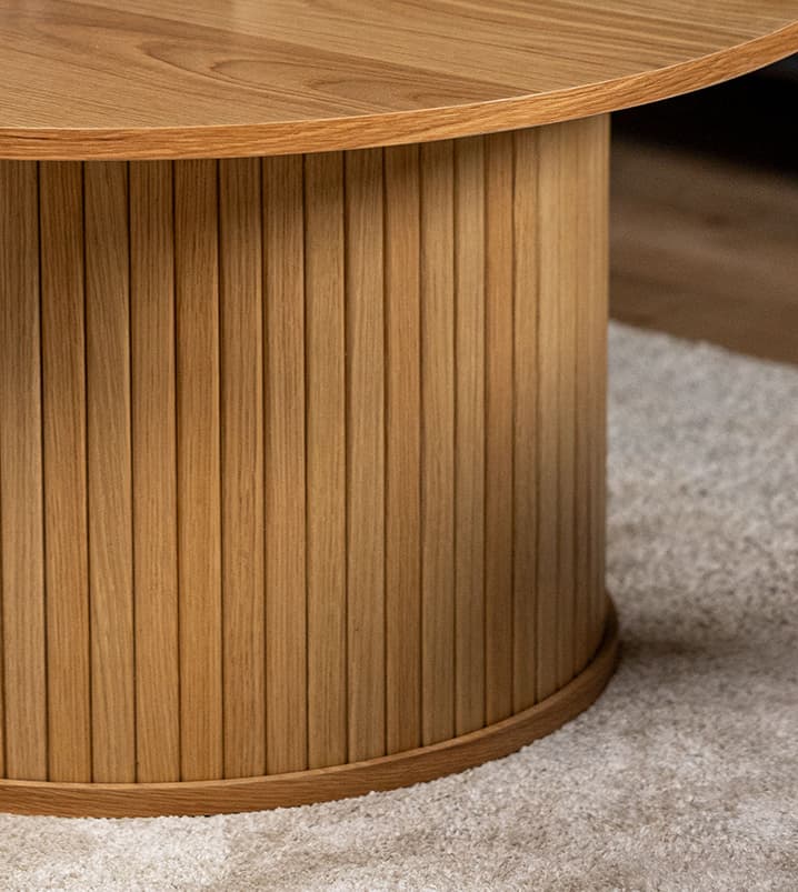 שולחן 90 אלון טבעי NOLA – תמונה 3