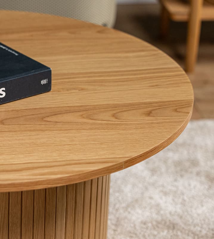 שולחן 90 אלון טבעי NOLA – תמונה 2