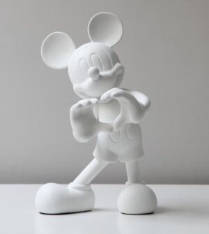 פסלון לבן MICKEY